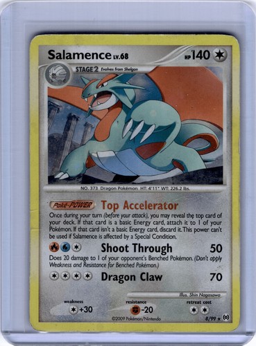 2009 Pokémon Arceus Salamence #8/99