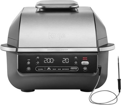 Ninja Foodi 5 in 1 EG351UK Luft Friteuse - Schwarz/Silber Brandneu im Karton