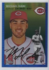 2023 Chrome Platinum Anniversary Blue Prism Refractor Mike Siani Michael 0g31