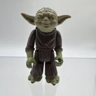 Vintage Star Wars Yoda Orange Eyes Figure Kenner 1980 ESB Original