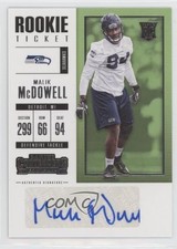 2017 Panini Contenders Rookie Ticket Malik McDowell #140 Auto 0f5o