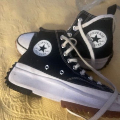 Black And White  Chunky Converse Sneakers Women s Size 8.5, Men s Size 7