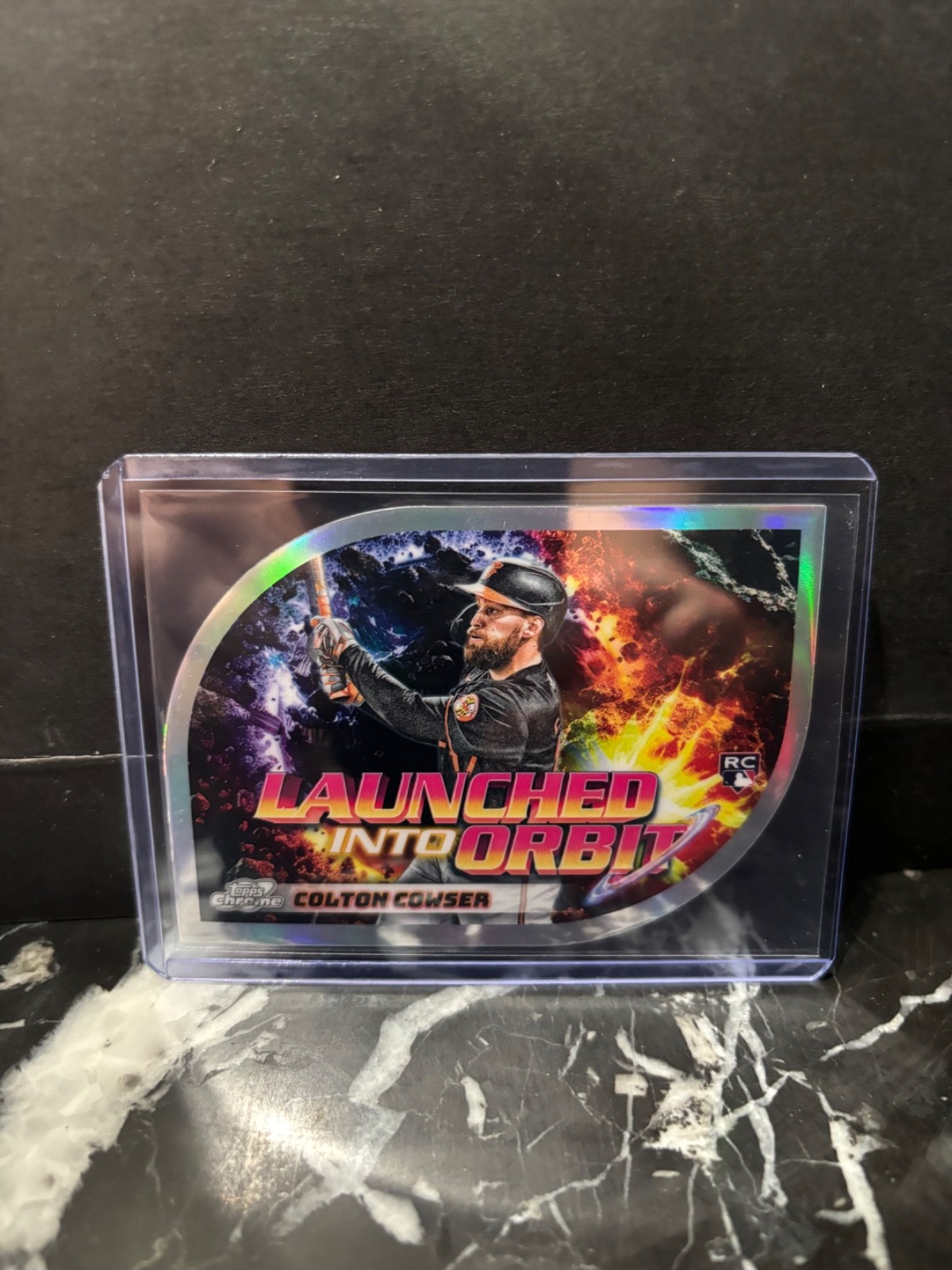 2024 Topps Chrome Cosmic Colton Cowser LIO-19  RC Launched Into Orbit