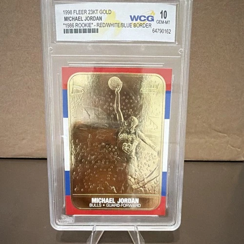 Jordan 1998 Fleer Jordan #18974 Gold
