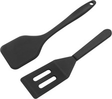 2 Pieces Flexible Mini Spatula, Non-sti Silicone Serve Turner