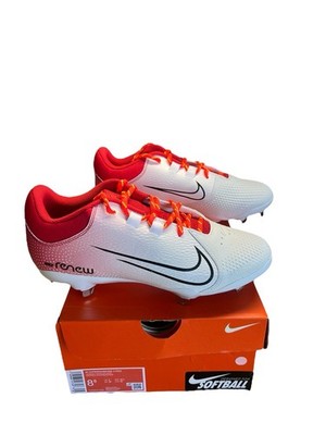 Nike CZ5920 600 Womens Hyperdiamond 4 Pro Softball Cleats Red Black White US 8.5