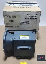 *NEW* Boston Gear F715-30-B5-G Right Angle Speed Reducer .54Hp 30:1 + Warranty!