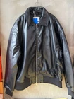 adidas Premium Essential Faux Leather Bomber Jacket Men Casual AsiaFit KD2943