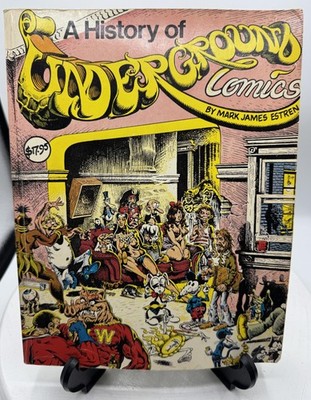 Vintage 1989 History Of Underground Comics Mark James Estren PB Ronin