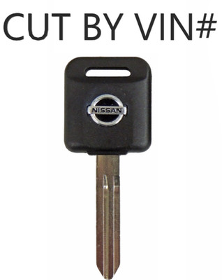 KEY CUT BY VIN# + N104 Transponder Chip Key (46)  For Nissan Best Quality A+++