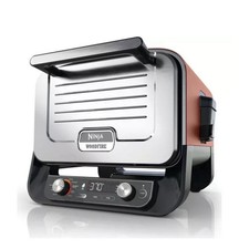BNIB Ninja Woodfire Electric Outdoor Oven Artisan Pizza BBQ Smoker RRP £350