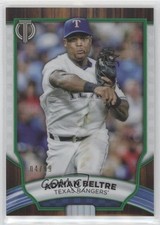 2022 Topps Tribute Green 4/99 Adrian Beltre #71 HOF s1i