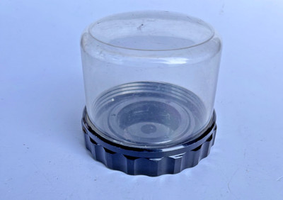 #T0103-Leica m39 Objektiv Plexiglas, Büchse,Objektivbüchse,Lens Container H.6cm