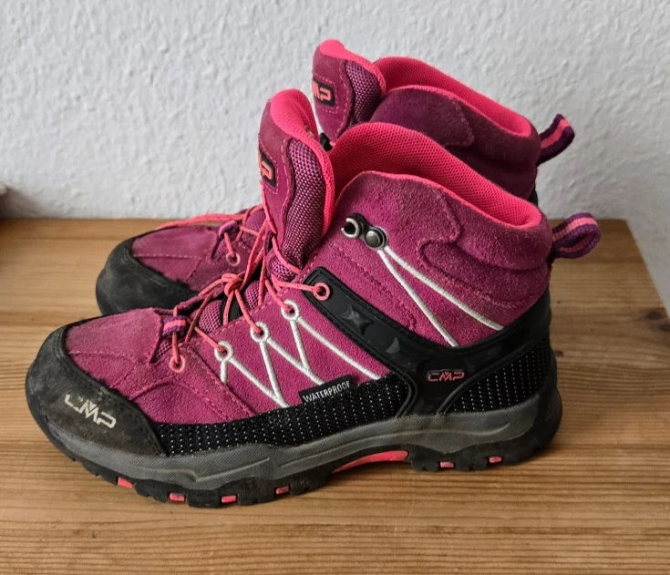 CMP CAMPAGNOLO Mädchen Trekking Wanderschuhe Gr. 33 rosa/grau