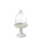 BRANDANI ALZATA CHICCO POIS DOLOMITE CONCUPOLA VETRO CM 13 x 24H