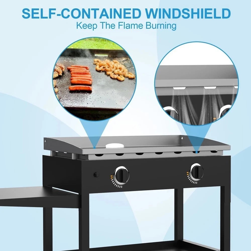 Upgrade 28" Griddle Top for Blackstone 1517 Griddle Replacement Parts for Bla...