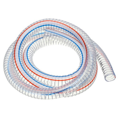 #ad 7 8quot; ID Wire Reinforced Hose 6.6 Ft Vinyl Suction Tubing Clear $41.58