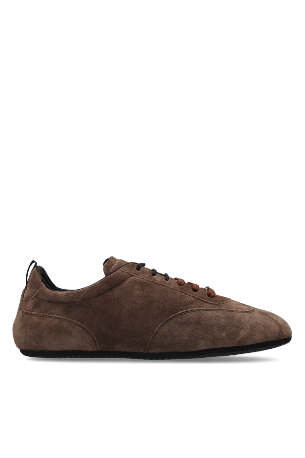 MAX MARA Stecca Brown Suede Sneakers New & Authentic
