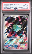Bulbasaur - Mega Evolutions 2025 - Stamped Box Topper Promo #133 - PSA 8 NM-MT