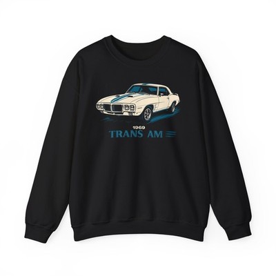 1969 Trans Am Crewneck Sweatshirt Classic Muscle Car Gift Apparel