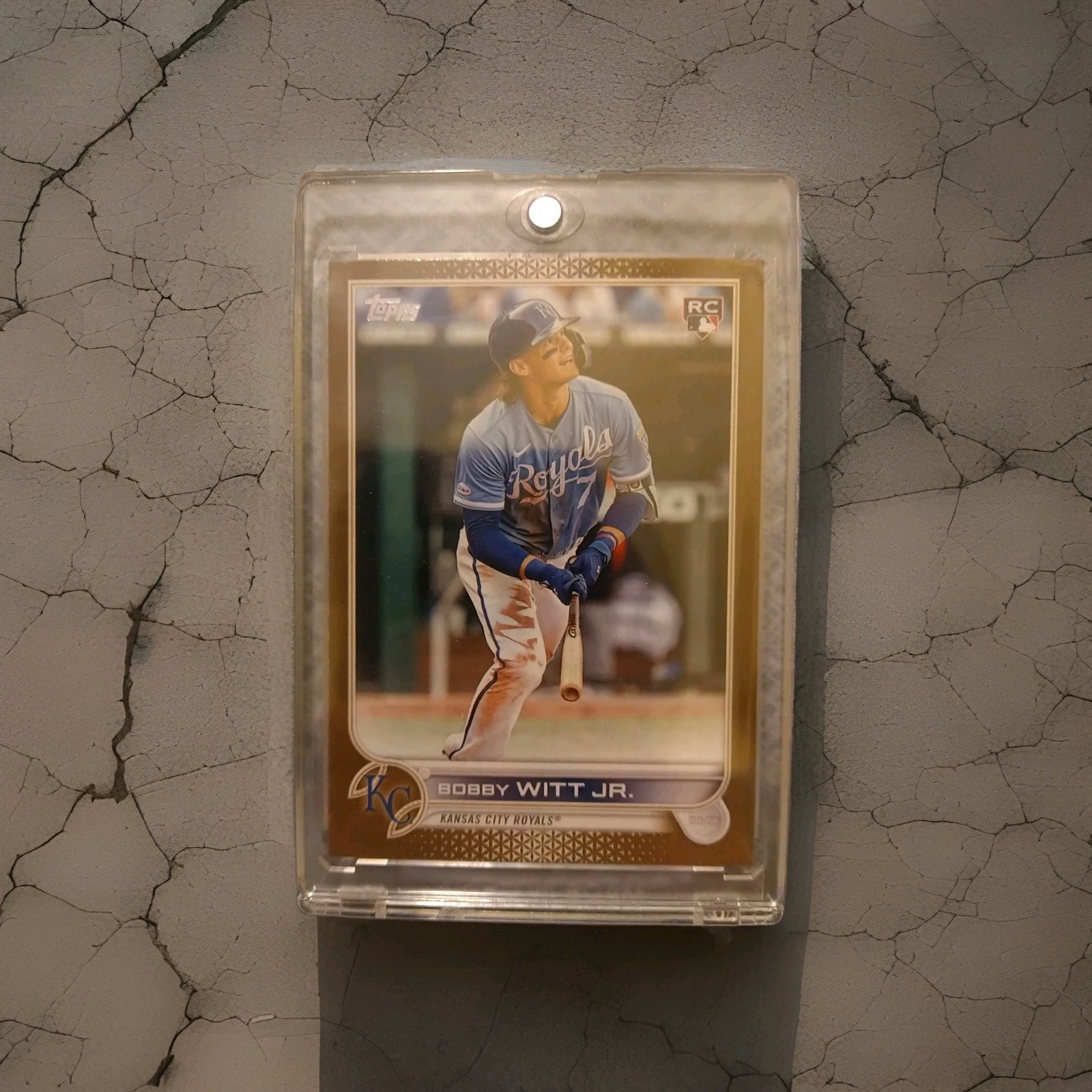 2022 Topps Update #US100 Bobby Witt Jr. Gold #795/2022 Kansas City Royals RC