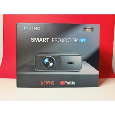 TOPTRO A1 Smart Projector   WiFi Bluetooth   Netflix YouTube Dolby Audio