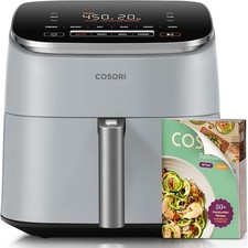Cosori 9-in-1 TurboBlaze Air Fryer 6 Qt, Premium Ceramic Coating, 90   450 F, Pre