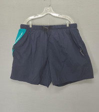 Speedo Swim Shorts Mens 2XL Quick Dry Trunks Mesh Lined Pockets Drawstring