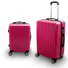 Reisekofferset Trolley Koffer Hartschale General 2tlg M+L Pink BARUT