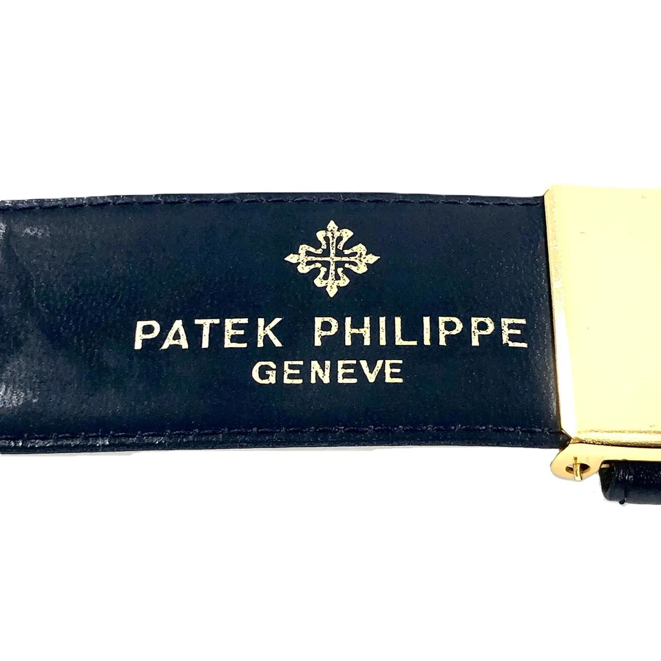 PATEK PHILIPPE Patek Philippe Cinturón, Gemelos y Clip de Corbata en GP Azul Marino. 3 piezas Foto 3 de 4