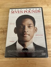 Seven Pounds  DVD, 2008  Columbia Pictures Will Smith -NEW Authentic US