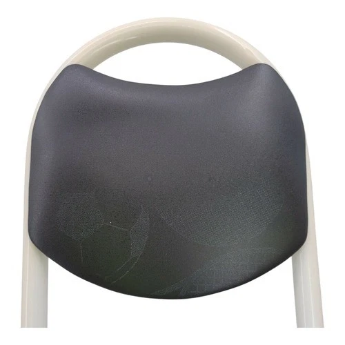 Lote De 2 Taburete Silla Redondo Unisex Niños Negro Blanco Metal Plegable Estampado Deportivo 36" Foto 4 de 4