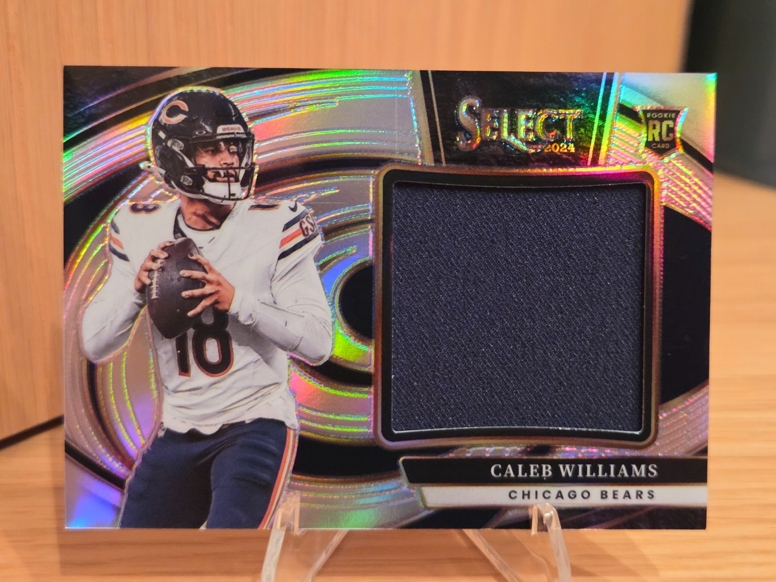 Caleb Williams Panini Select Jumbo Rookie Swatch #JRSCWS Base
