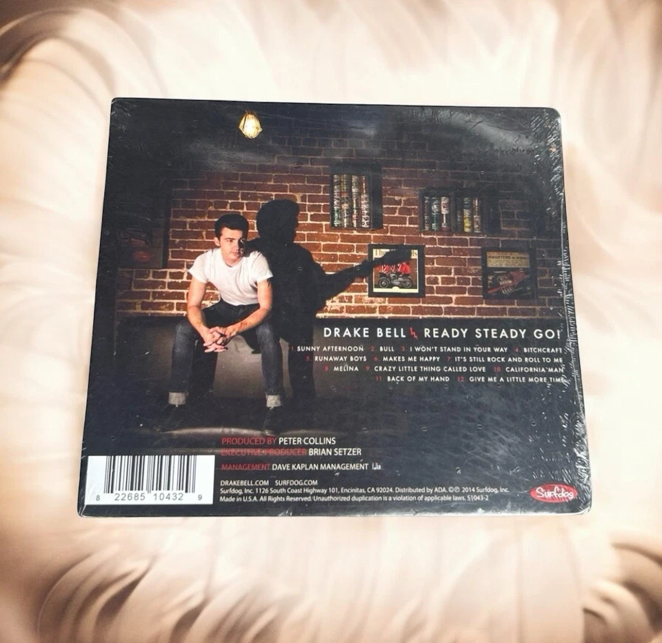 Drake Bell - Ready Steady Go! CD 2014 Digipak - SEALED/NEW RARE! - Image 2 of 2