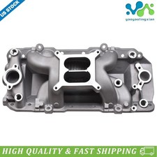 For Bbc Big Block Chevy V8 396 402 427 454 Oval Port High Rise Intake Manifold