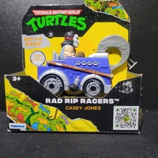 New Teenage Mutant Ninja Turtles Rad Rip Racers CASEY JONES Toy Rip cord TMNT
