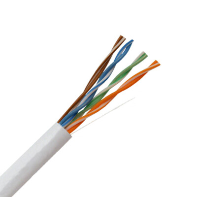 Vertical Cable 156-208/P-WH Cat5e 4-Pair Solid Bare Copper Data Cable