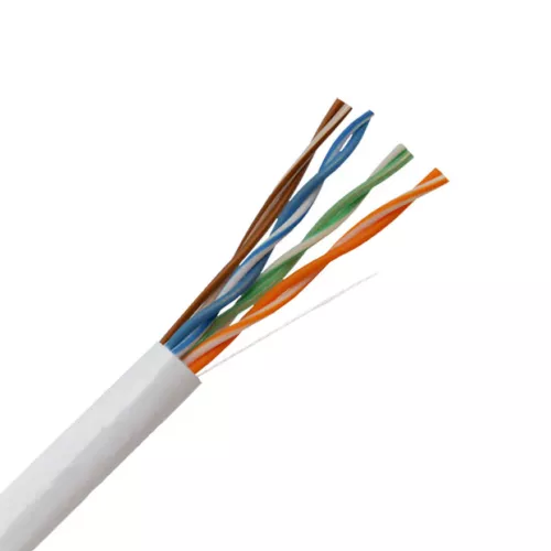Vertical Cable 156-208/P-WH Cat5e 4-Pair Solid Bare Copper Data Cable