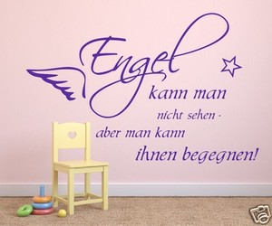 Wandtattoo fürs Schlafzimmer Kinderzimmer Aufkleber Tapete -Engel ... Wandtattoo fürs Schlafzimmer Kinderzimmer Aufkleber Tapete -Engel ...