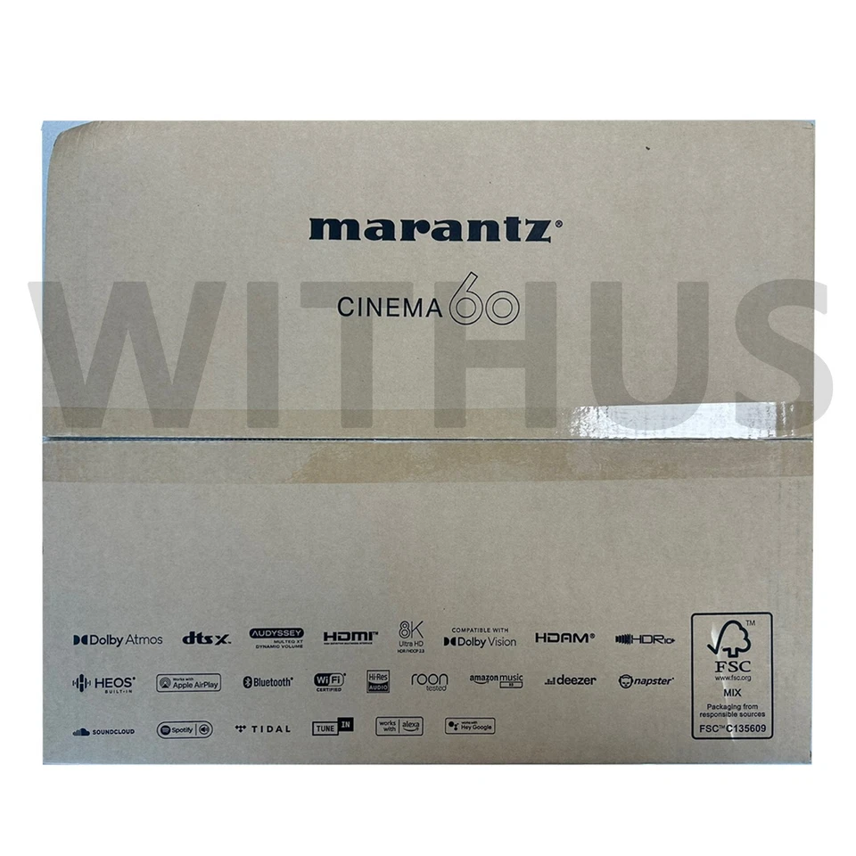 Marantz Cinema 60 7.2CH AV Receiver with 8K Ultra HD HEOS Built-in / Black 220V_ - Image 4 of 4