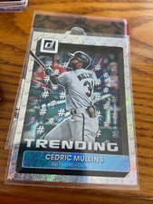 2022 Panini Donruss Baseball Cedrick Mullins #T-4 TRENDING RAPTURE