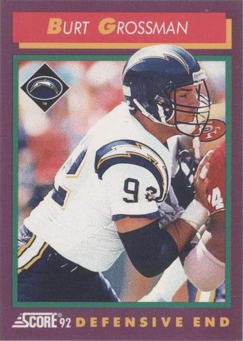 1992 Score Burt Grossman #135 - 1 of 2