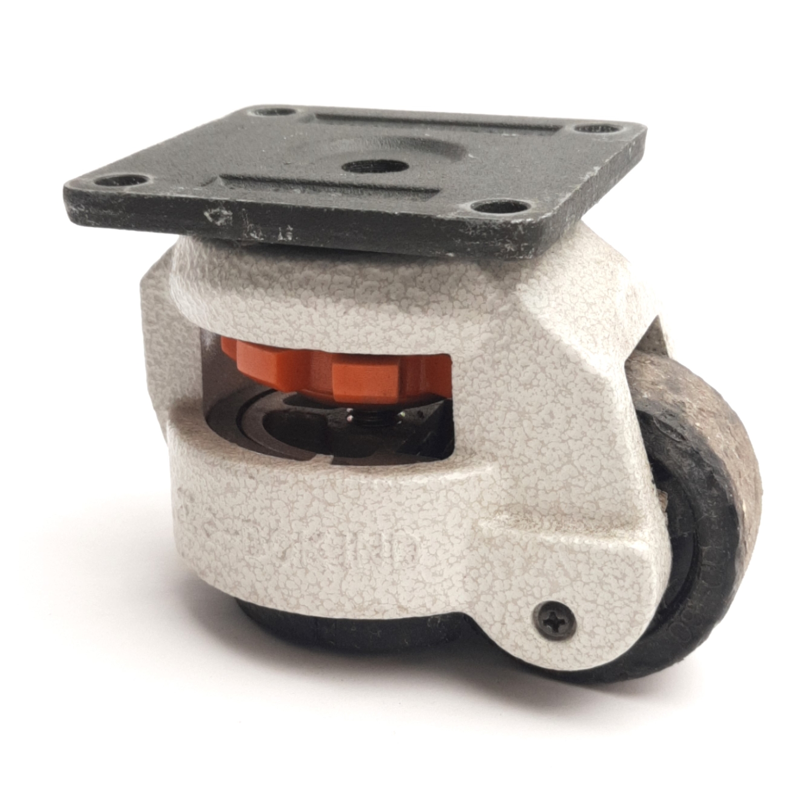 Foot Master GD-60-F-NYN Leveling Caster 50mm Wheel, 58mm Spacing 280Kg Capacity