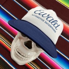 Vtg Ewald Automotive Enterprises SnapBack Adult Rope Hat Baseball Cap Foam Front