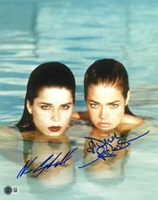 DENISE RICHARDS NEVE CAMPBELL SIGNED AUTOGRAPH WILD THINGS 11X14 PHOTO BECKETT