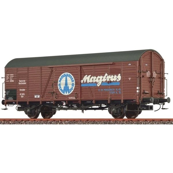 Brawa 50474 Gedeckter Güterwagen Dresden 'Magirus', DRG, Ep. II H0 + Neu