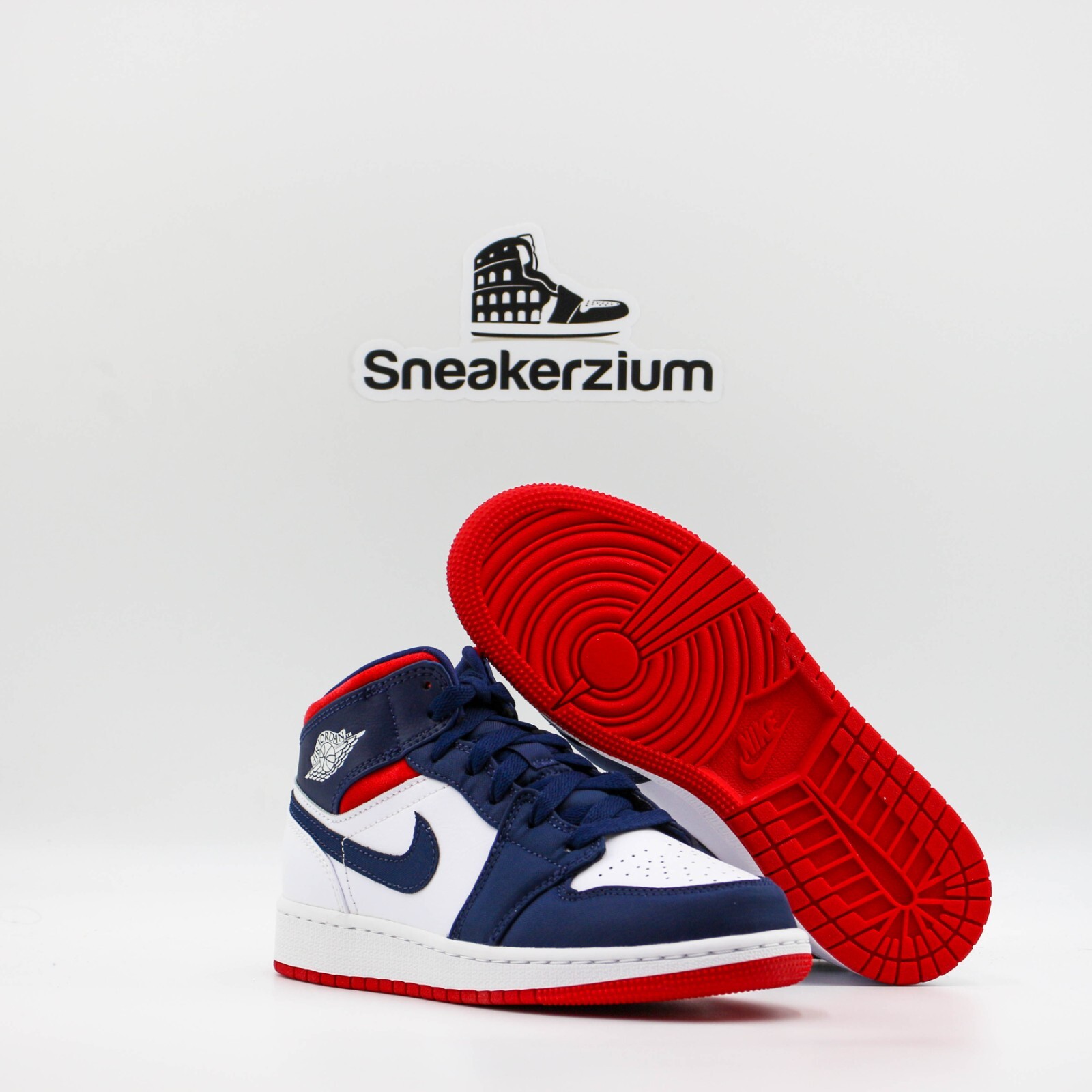 Nike Air Jordan 1 Mid SE USA White Navy Blue Red BQ6931-104 Men's & GS Sizes | eBay Nike Air Jordan 1 Mid Se Usa White Navy Blue Red Bq6931-104 Men'S & Gs Sizes | Ebay