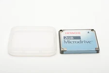 Hitachi 2GB Microdrive Type 2CF+ card in jewel case
