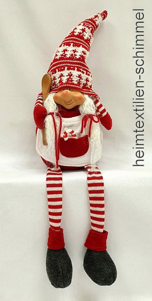 TüRstopper Wichtel Kantensitzer Kantenhocker Weihnachten Winter Gnom Dekofigur-image