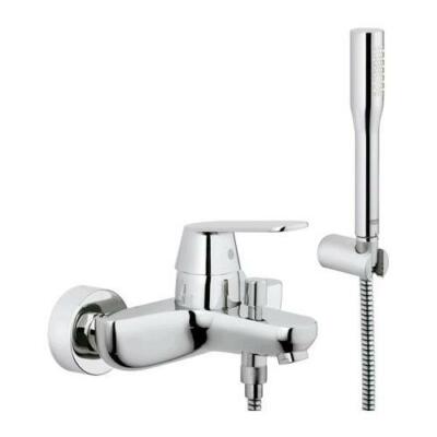 Grohe Eurosmart Cosmopolitan Wannenbatterie Aufputz mit Brauseset verchromt